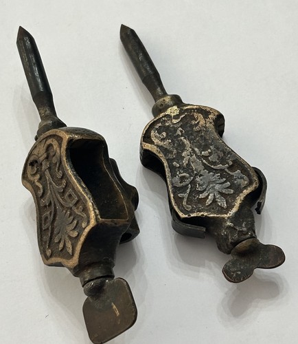 Pair brass trammel - trammel, points