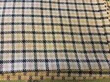 Ian Mankin Fabric Remnant CHARCOAL upholstery 155 cm nairn check