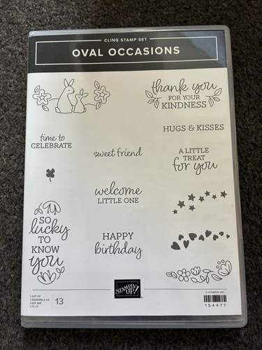 Stampin oval occasions - stampin, up