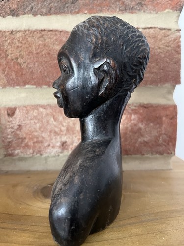 African antique ebony carved - african,