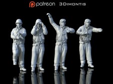 28mm US tank crew WW2 Tabletop