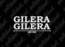 2x 20 cm sticker for Gilera
