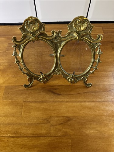 Rococo style oval photo frame
