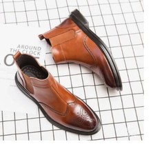 Light Brown Wing Tip Style