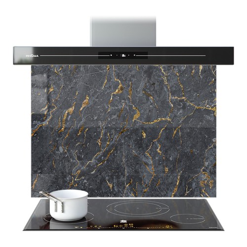 Kitchen glass splashback - kitchen,
