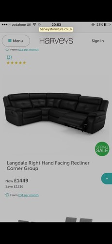 Harvey black leathaire - black,