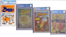 Zap Comix #1 Donahue, #0, #3