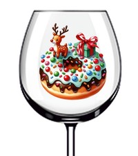 12x Colourful Christmas Donut