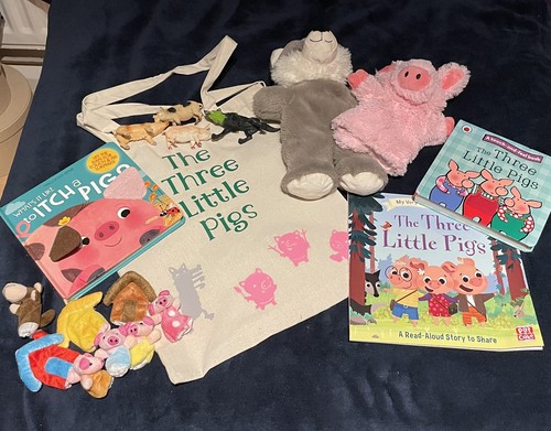 Little pigs story book bag - 3,