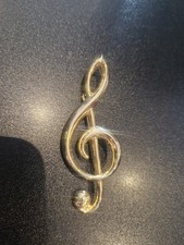 Vintage treble clef Music Note