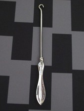 Sterling Silver Button Hook -