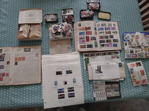 Stamp collections mixtures - stamp,