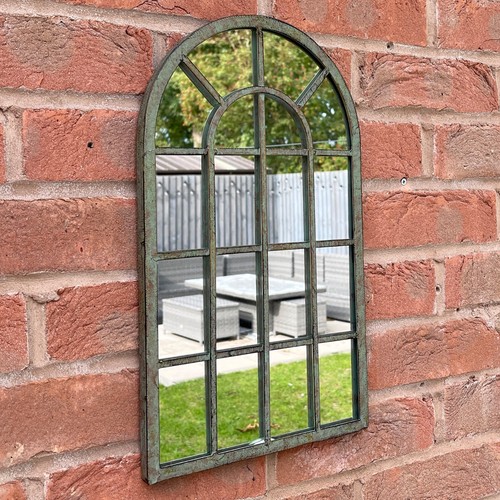 Vintage arch wall mirror 45cm - wall,