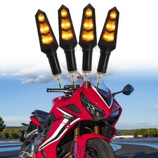 4x Motorcycle LED Amber Turn