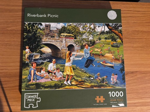 Riverbank picnic corner - corner, piece