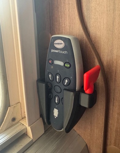 Powrtouch remote holder with