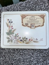 Vintage Cork Backed Place Mats