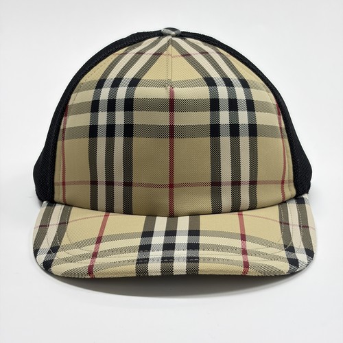 Burberry check and mesh cap - check,