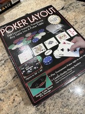 Cardinal 2004 48x48 Deluxe Green Felt Poker Layout For Table