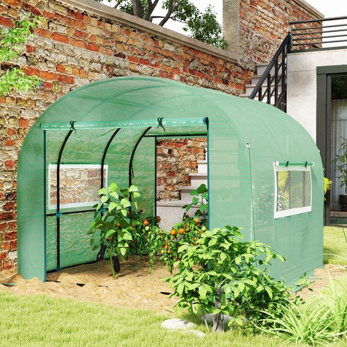 Polytunnel greenhouse with - polytunnel,