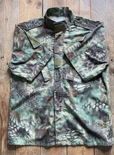 Military Mandrake Camo Combat Utility Short Sleeve Shirt - Large