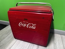 Coca-Cola Vintage Metal Cooler Box Cola Coke Advertising