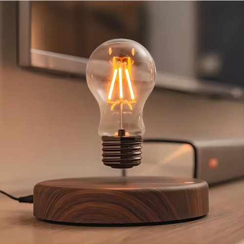 Magnetic levitation lamp - levitation,