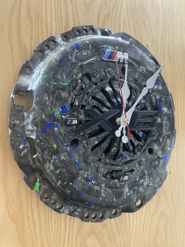 Bmw style clutch clock artwork - bmw,