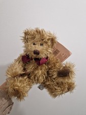 Russ Berrie Gregory Brown Seated Teddy Bear Soft Toy Plushie Small 