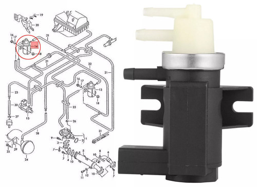 Turbo pressure solenoid valve - turbo,