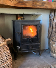 STOVAX BRUNEL 1a MULTIFUEL (WOOD/COAL)  STOVE - NEW SIDE FIREBRICKS & NEW SPARES