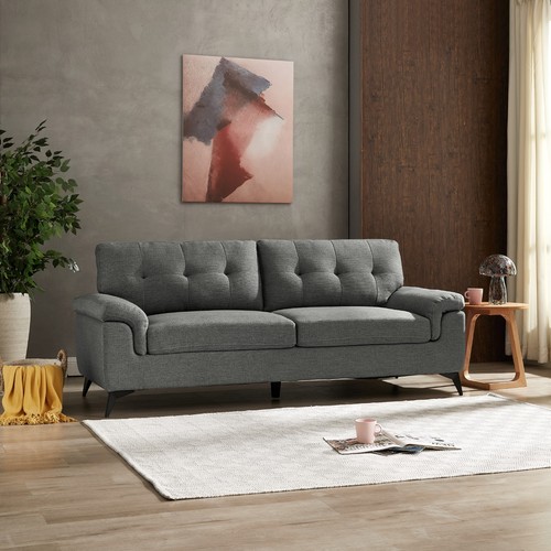 Seater dark grey linen - seater,