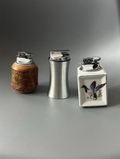 Table Old Vintage Lighters Job