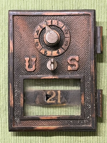 Antique post office box - office,