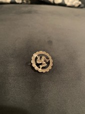 Isle of Man Brooch Badge In