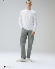 Next Men's Sage Green Tapered