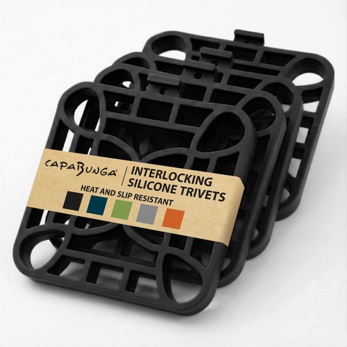 Pack trivets for hot dishes - 4-pack,