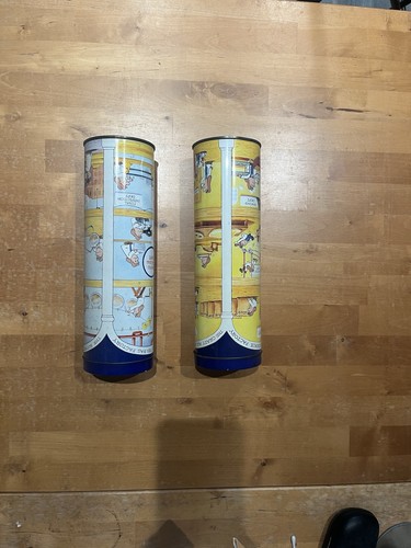 Tetley tea folk tins - tea,