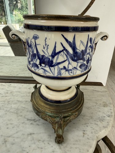 Antique hinks blue cream - blue,