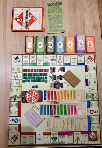 Vintage monopoly game - vintage,
