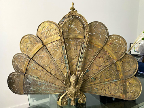 Antique brass metal folding - brass,