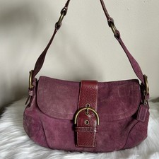 Coach Soho Purple Suede
