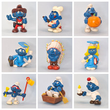 Vintage Smurf Figures - Peyo -