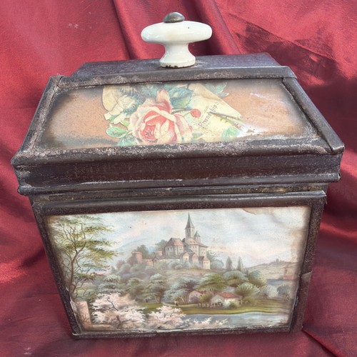 Antique victorian tin tea - antique,