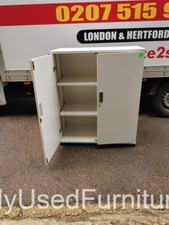Used Storage Cupboard Lockable Office Cupboard Adjustable Shelves. UK DELIVERY
