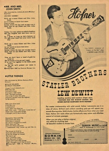 1968 lew dewitt statler - 1968,