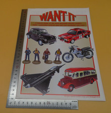 Want It Magazine Die Cast Models Paperback