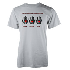 This Mummy Belongs To Custom Muma T-Shirt, Personalised Tee, Mother Merc New mum