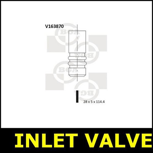 Inlet valve fits vauxhall - inlet,
