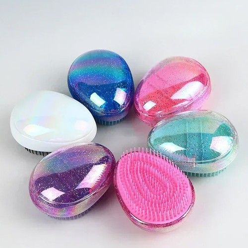 Mini detangling hair brush - hair, egg